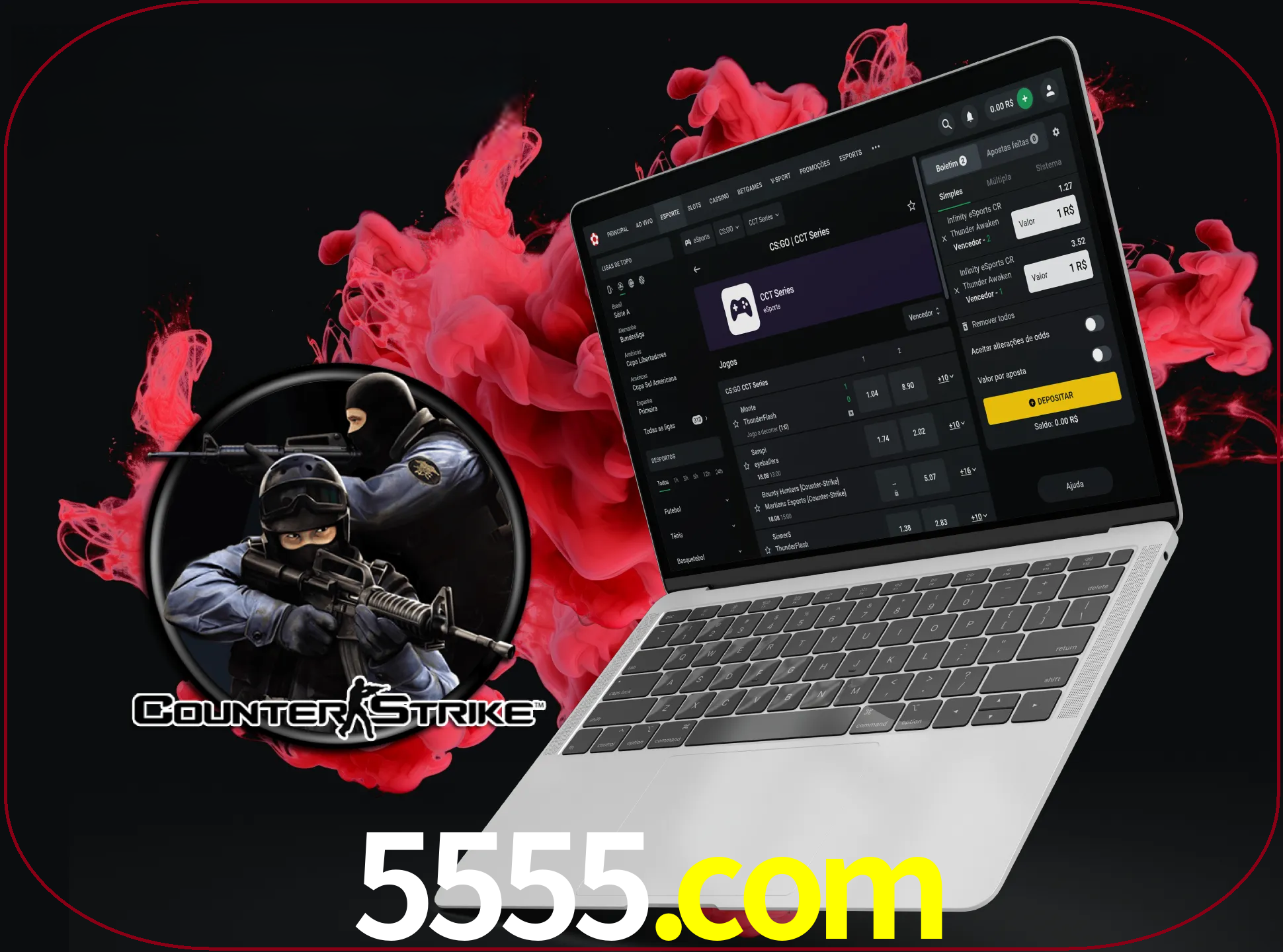 Um grande número de jogos irá agradar aos fãs deste jogo de tiro no sítio Web e na aplicação da empresa 5555.